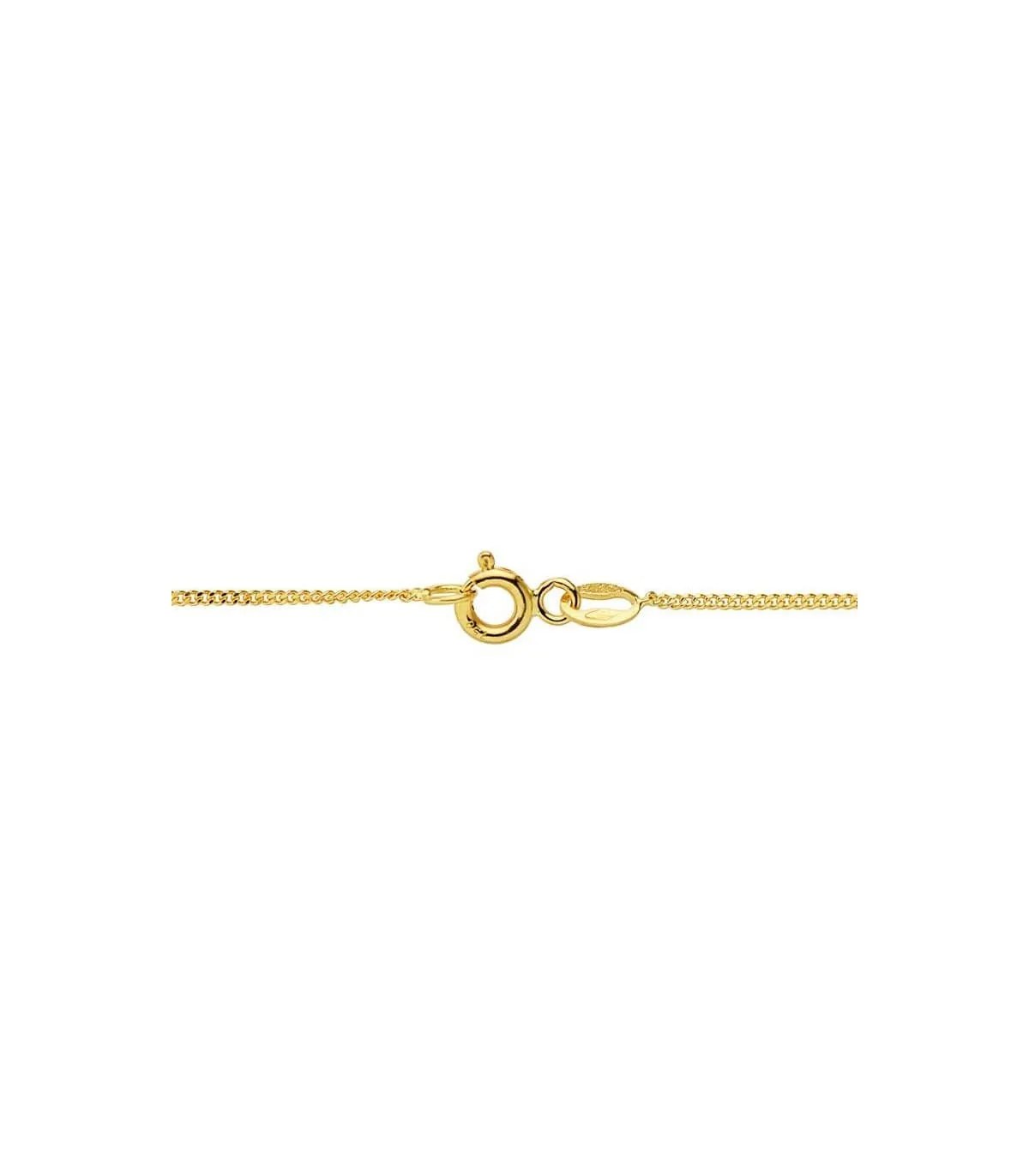 Cadena Barbada 0.8 mm 18 Ktes 50 cm