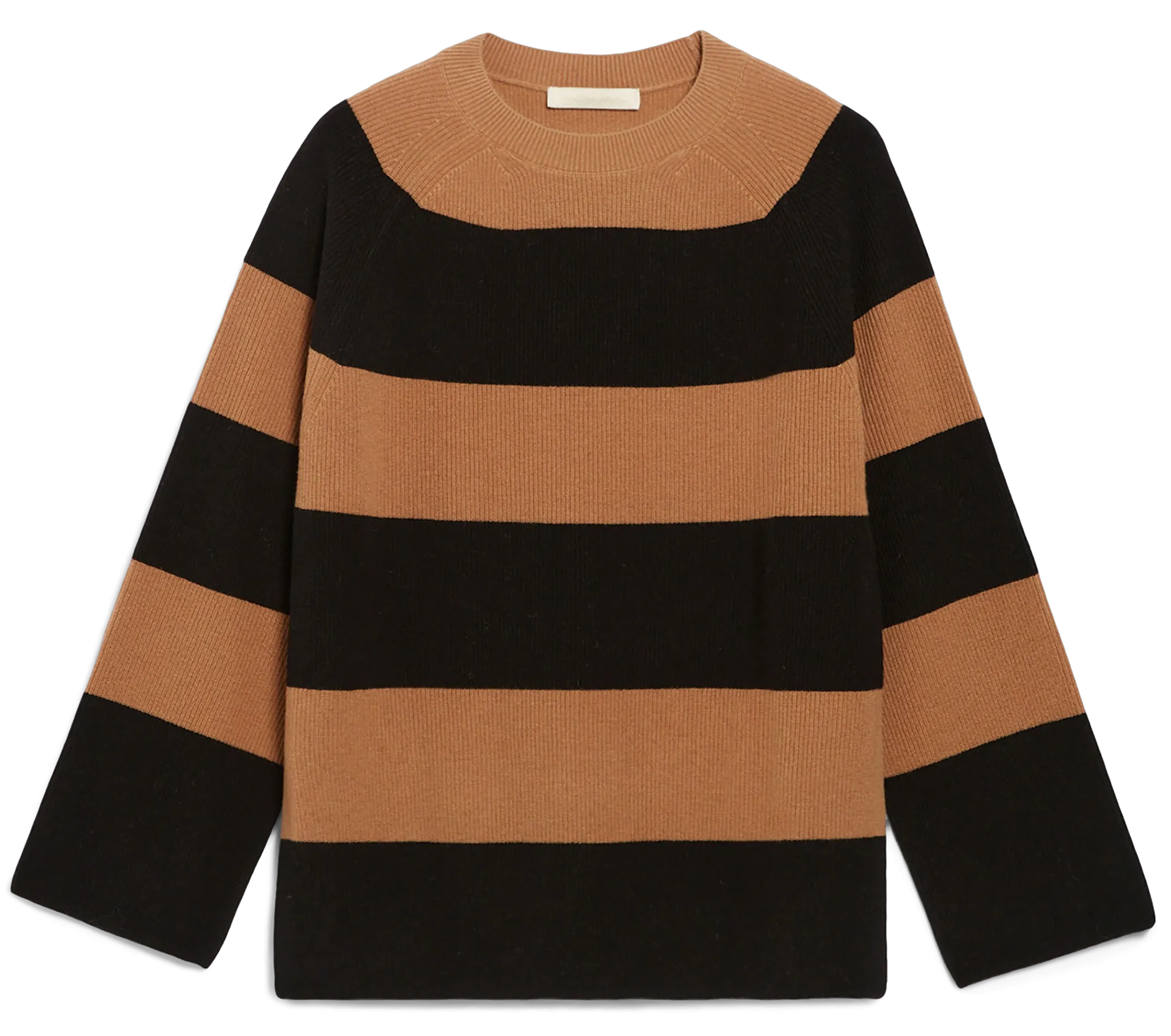 VANESSA BRUNO DANIA - Jersey holgado de lana con cuello redondo en multicolor
